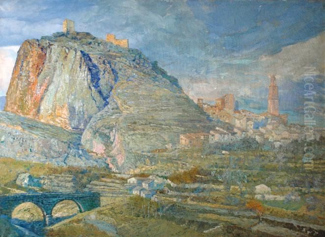 Vista De Jerica Oil Painting by Carlos Lezcano