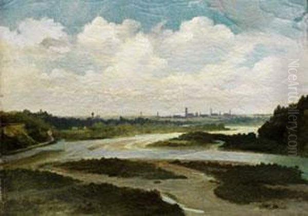 Ansicht Von Munchen Oil Painting by Wilhelm Lichtenheld