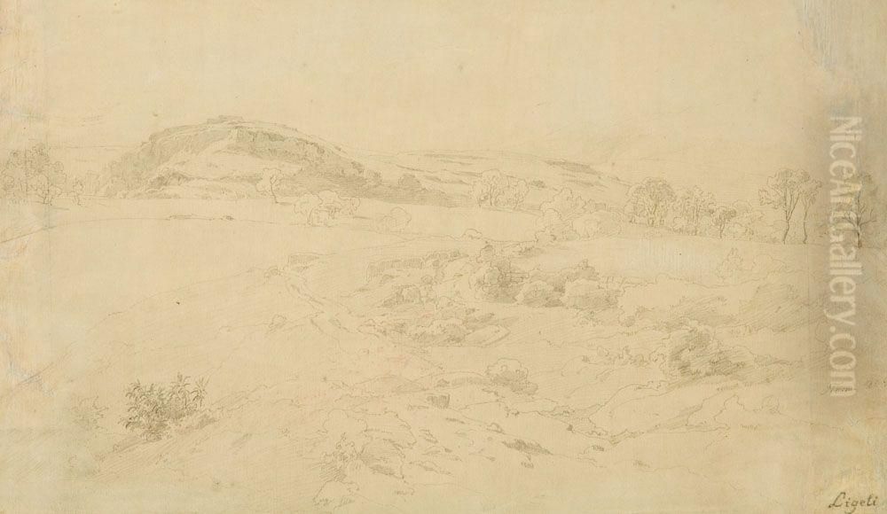 Norma Oil Painting by Antal Ligeti