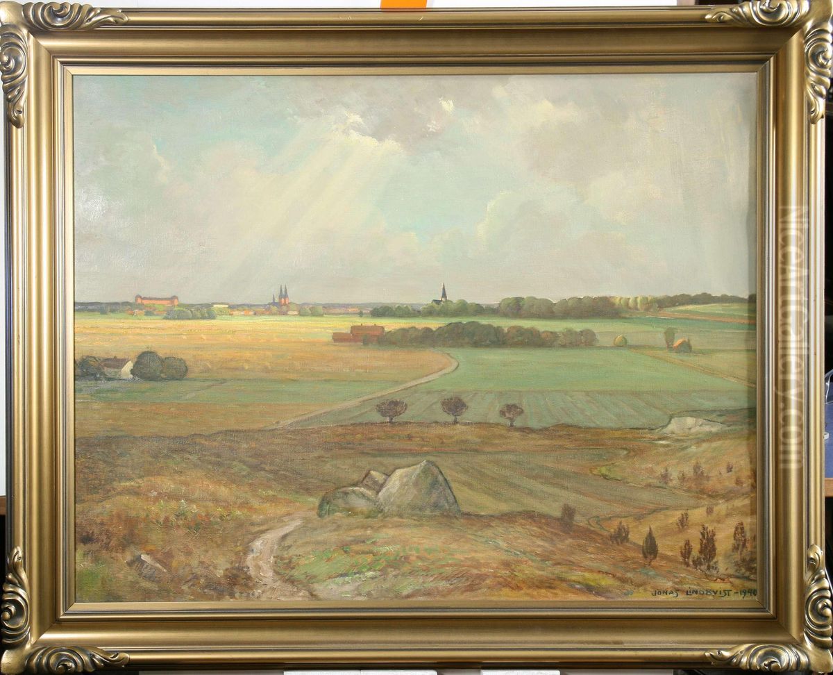 Upsalaslatten Oil Painting by Jonas Lindkvist