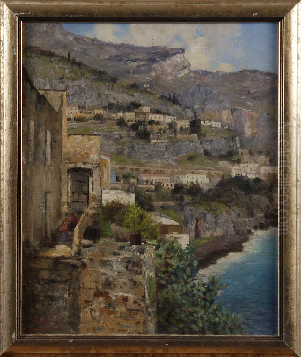 Sydlandsk Oil Painting by Axel Lindman