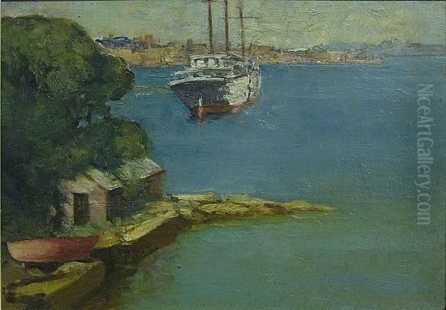 The Old Sobraon Oil Painting by Percival Ch., Percy Lindsay