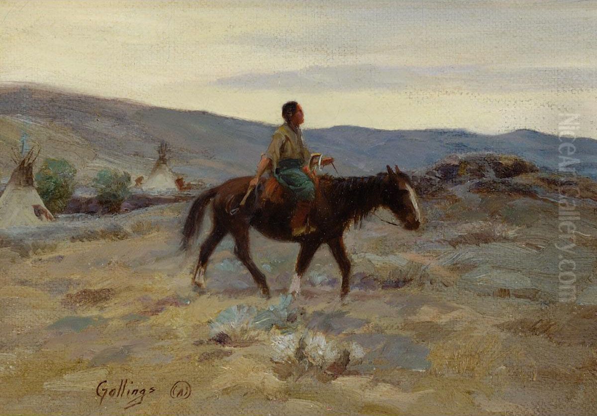 Morning Ride Oil Painting by William Evans Linton