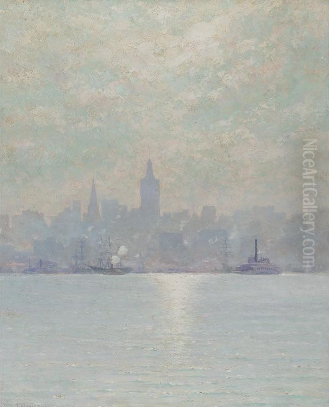 The Skyscraper Of 1894, New York City Oil Painting by William Lippincott