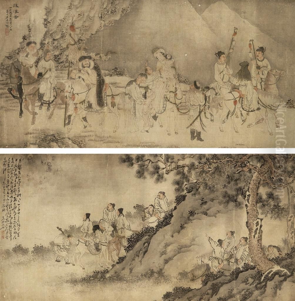 Figures Oil Painting by Su Liupeng