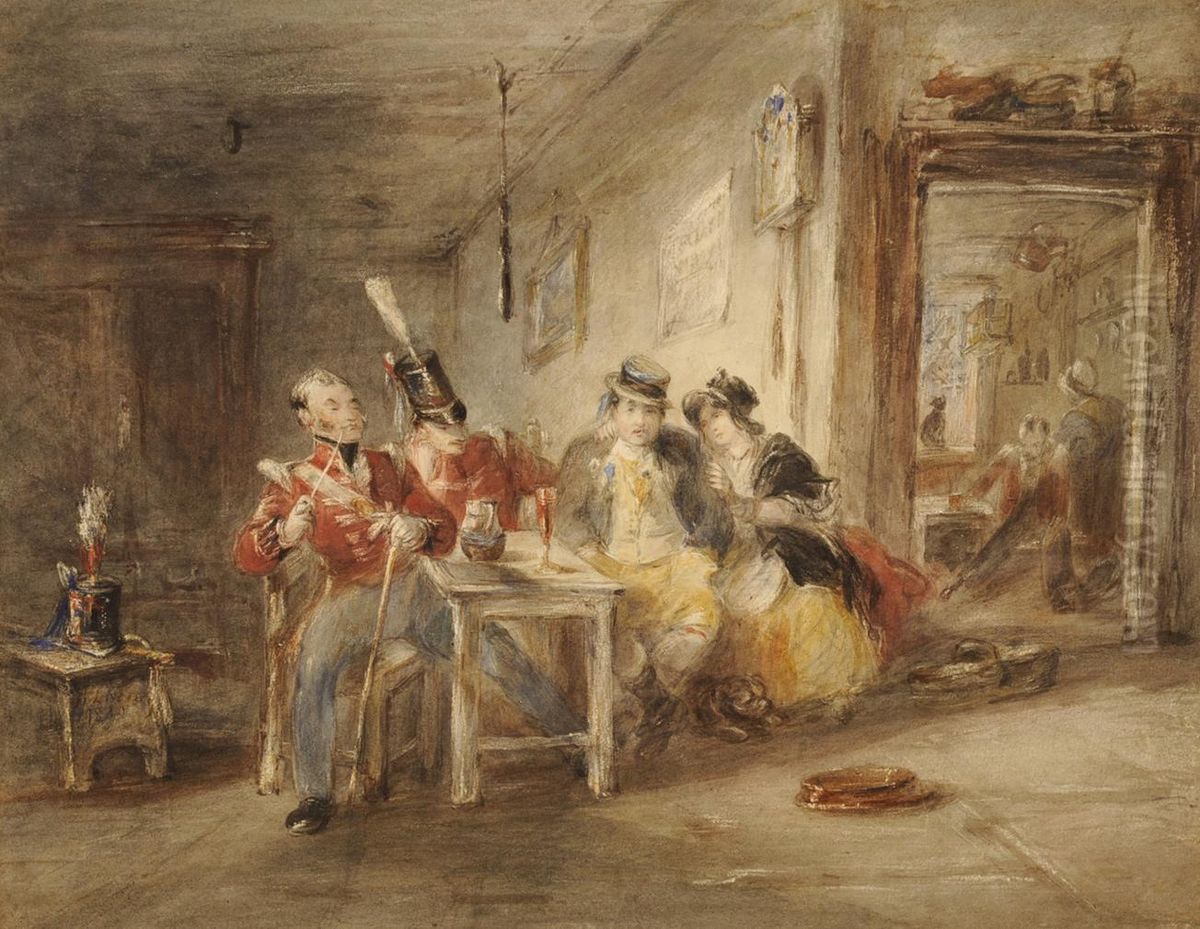 The Recruit Oil Painting by Henry Liverseege