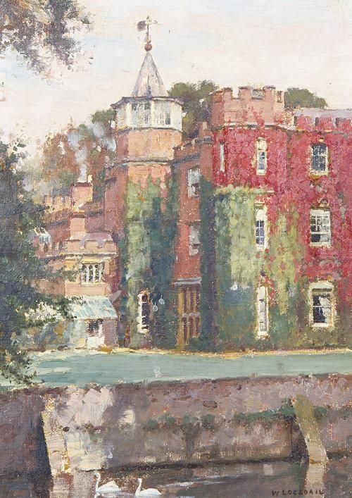 Beaurepaire House, Hampshire Oil Painting by Logsdail William