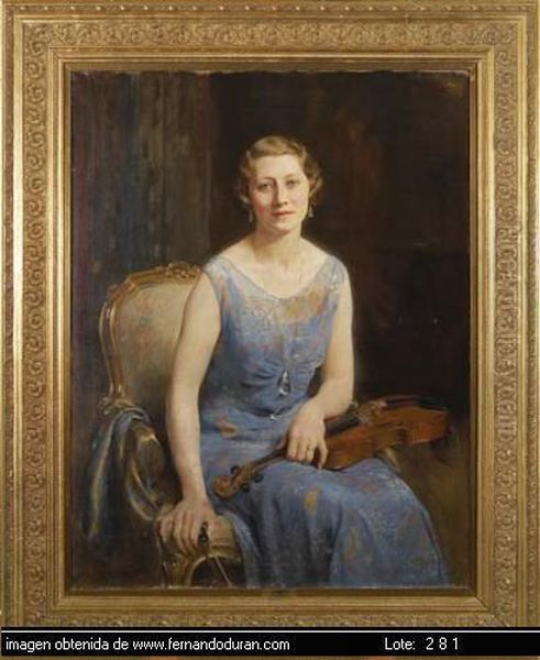 Untitled Oil Painting by Jose Maria Lopez Mezquita