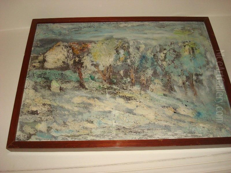 Paysage Oil Painting by George Friedrich August Lucas