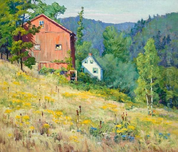 Waste Field Oil Painting by Harriet Randall Lumis