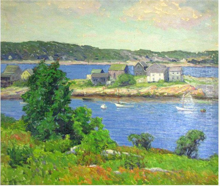 From Rockport Headland Oil Painting by Harriet Randall Lumis