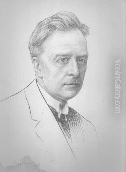 President Cosgrave Oil Painting by Darius J. MacEgan