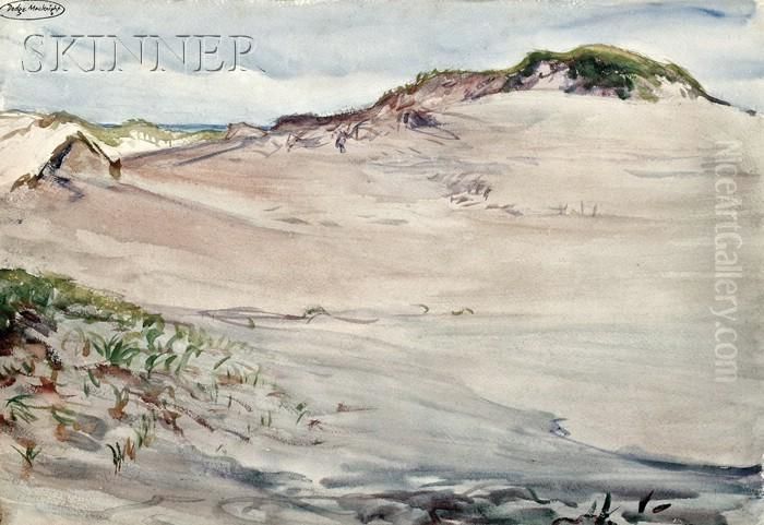 New England Dunes Oil Painting by Dodge Macknight