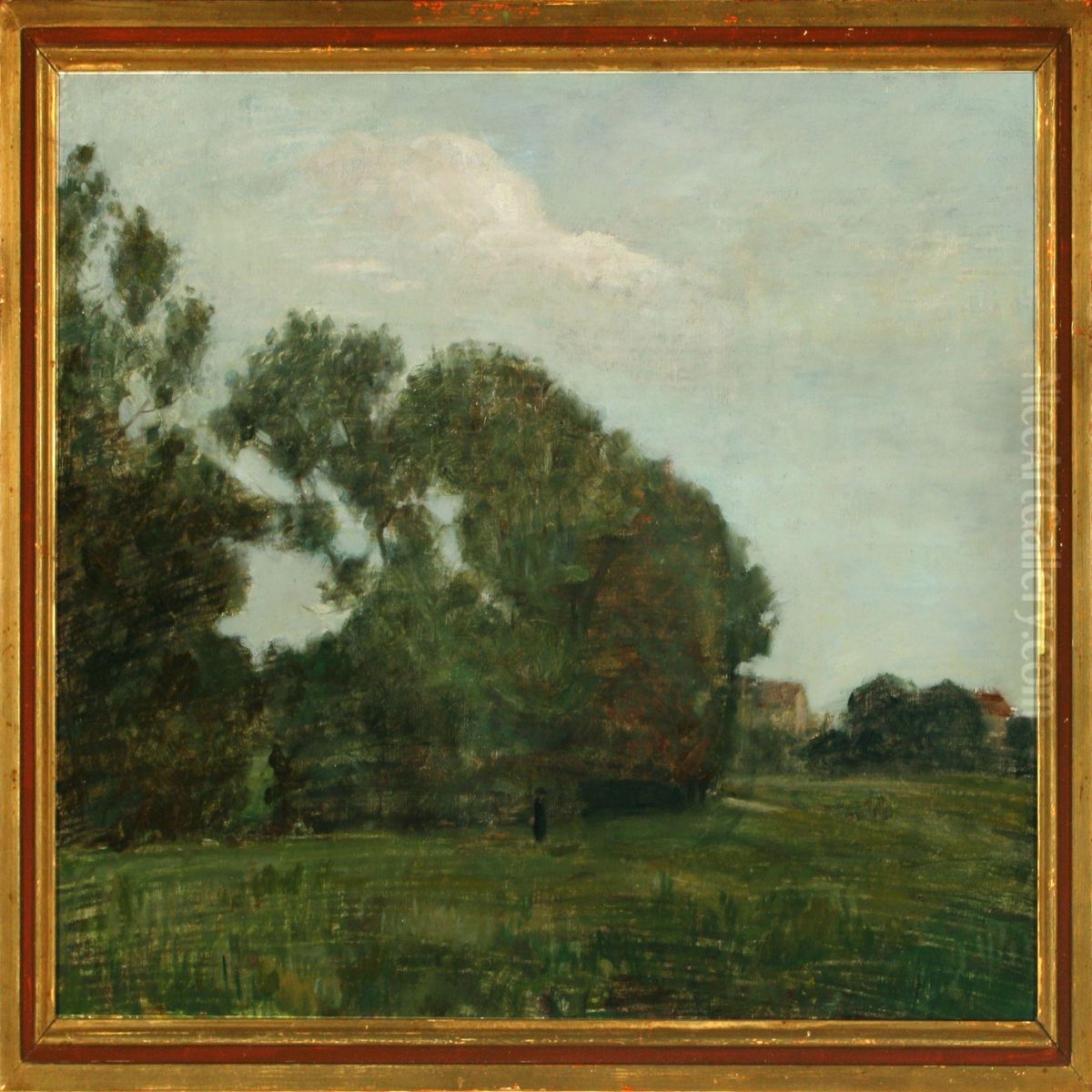 Parti Fra Lersoen Oil Painting by Karl Madsen