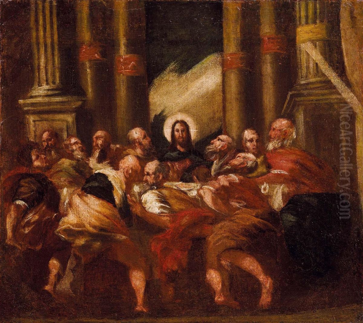 L'ultima Cena Oil Painting by Francesco Maffei