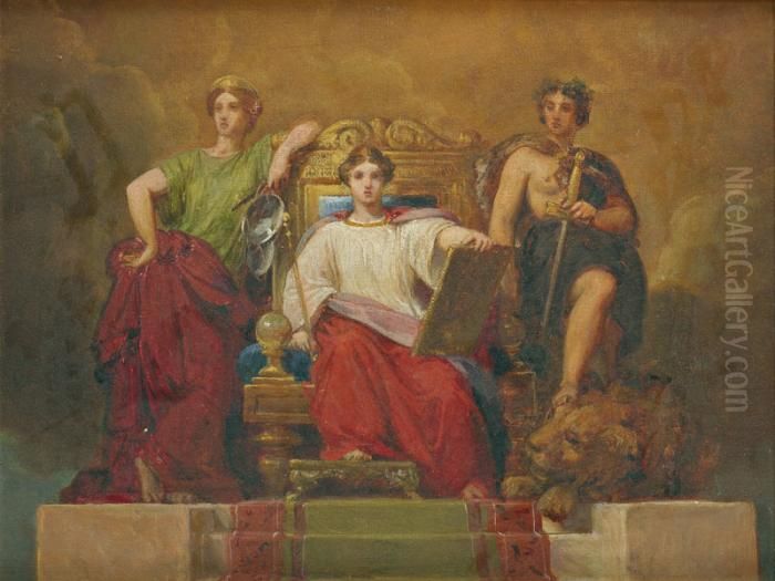 Allegorie De La Justice Oil Painting by Dominique Magaud