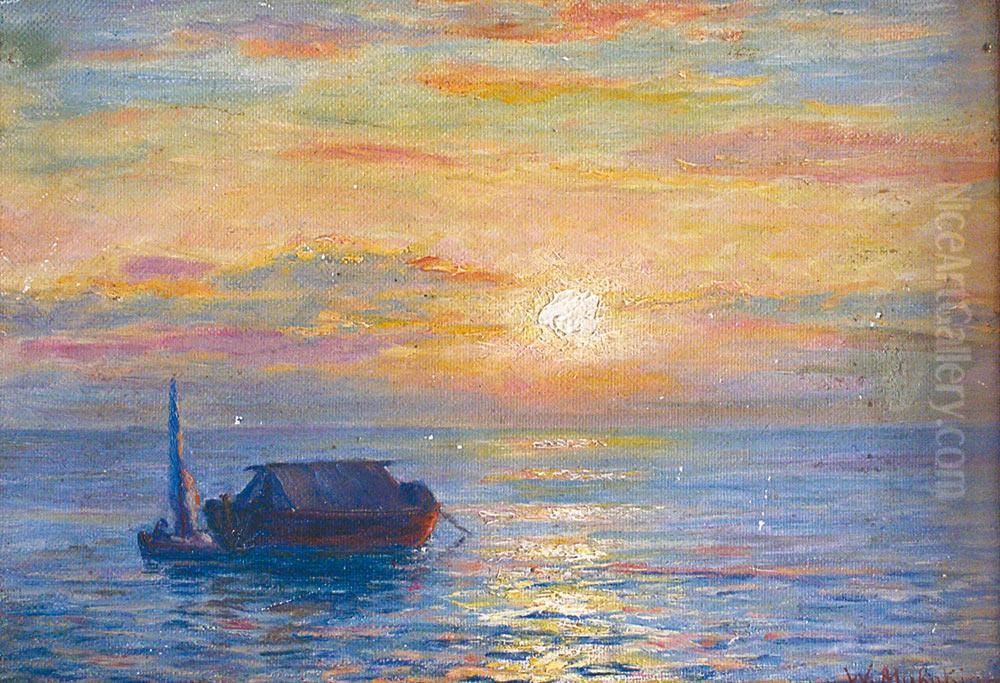 Marine Oil Painting by Wartan Mahokian