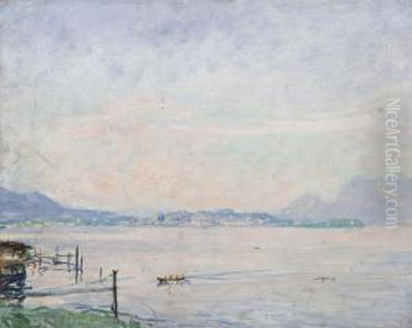 Baveno Oil Painting by Gianni Maimeri
