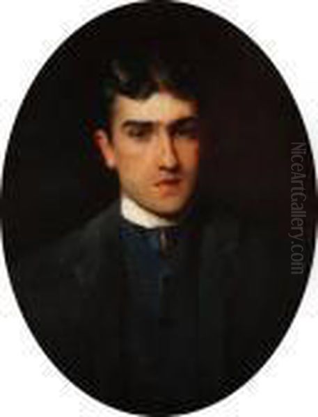 Lucien Guitry Oil Painting by Konstantin Egorovich Egorovich Makovsky