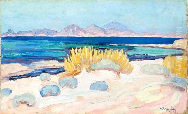 Analatos Oil Painting by Konstantinos Maleas
