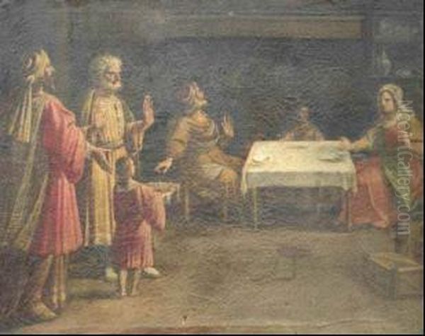 Scena Dal Vecchio Testamento Oil Painting by Domenico Manetti