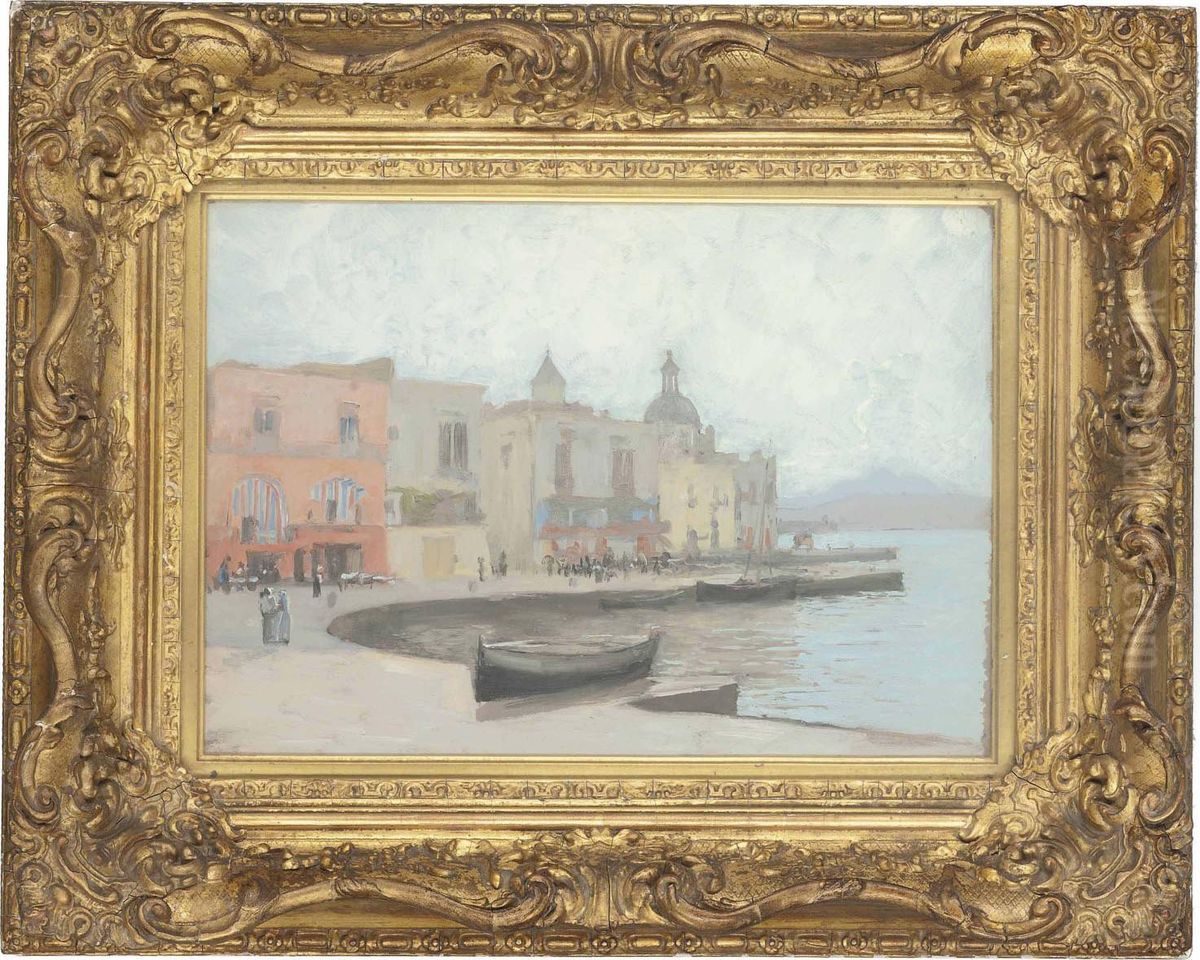 Pozzuoli, Naples Oil Painting by Alexander Mann
