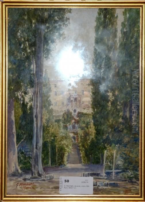 Motiv Fran Rom Oil Painting by G. Marchetti