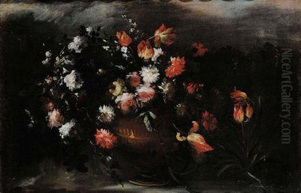 Natura Morta Con Fiori Natura Morta Con Fiori Oil Painting by Elisabetta Marchioni