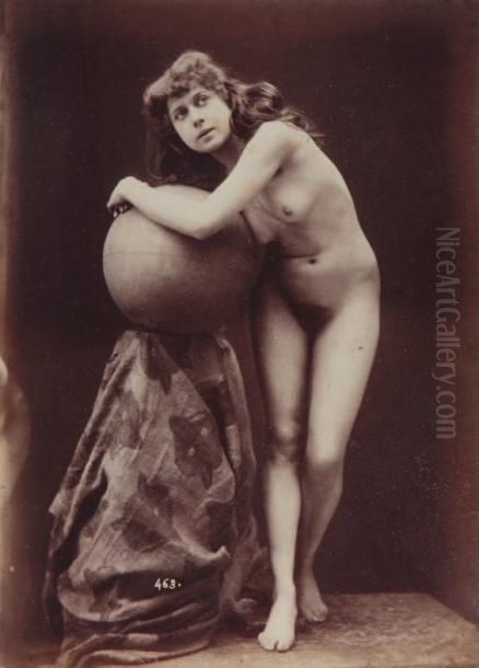 Nu A La Sphere Oil Painting by Gaudenzio Marconi