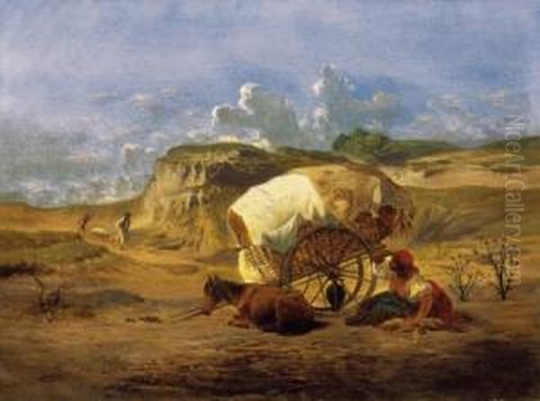 Echo Coach Oil Painting by Andras Marko