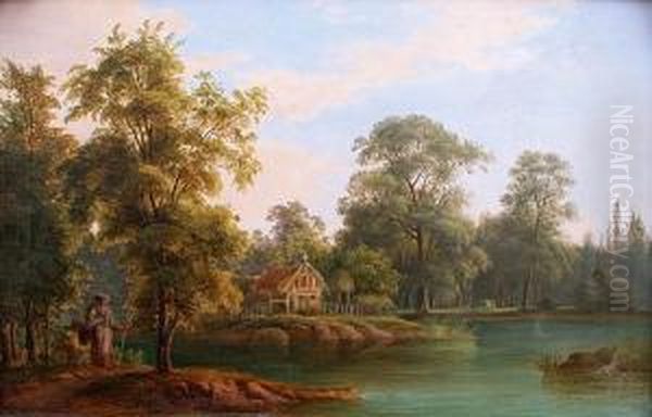 Pilgrim Oil Painting by Karl I Marko