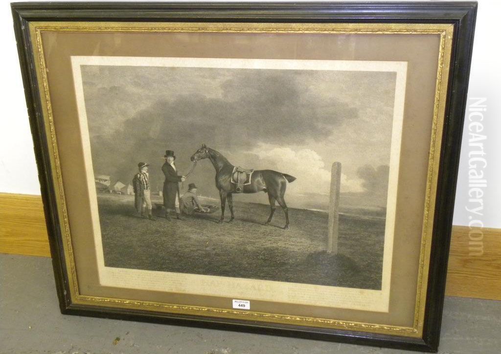 Portrait Of Theracehorse Hap-hazard Oil Painting by Benjamin Marshall