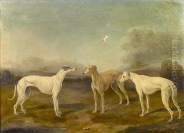 A Portrait Of Sea Pink, Sea Rock And Sea Foam Oil Painting by William Elsob Marshall