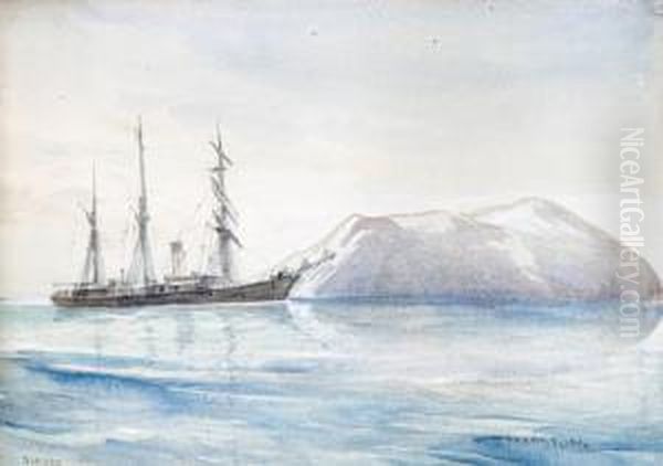 The Nimrod In Icy Waters Oil Painting by George Marston