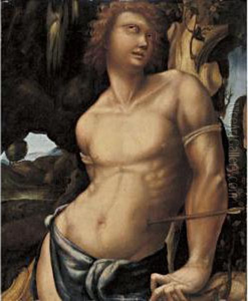 Saint Sebastian Oil Painting by Agostino Marti