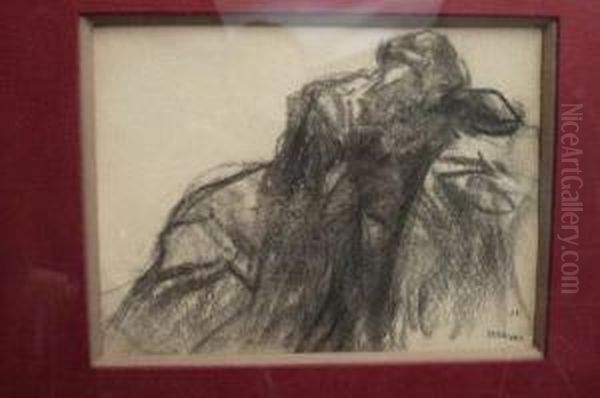 Femme Songeuse Oil Painting by Jacqueline Marval