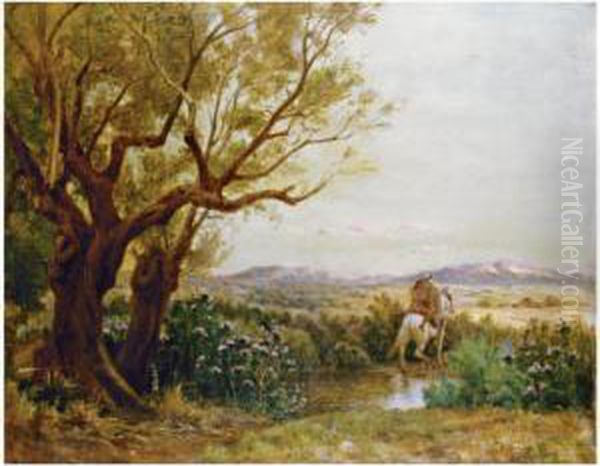 The Long Journey Oil Painting by Numa Marzocchi de Belluci