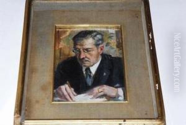 Ritratto Maschile Oil Painting by Giuseppe Mascarini