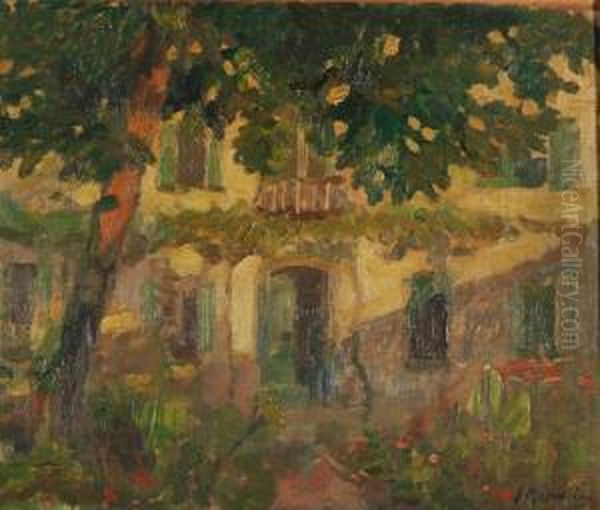 Casa Di Campagna Oil Painting by Giuseppe Mascarini
