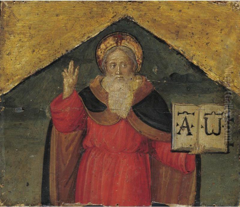 God The Father Oil Painting by Master Of Marradi