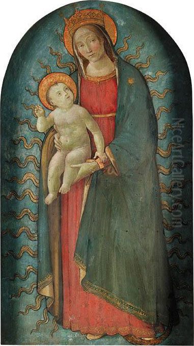 The Virgin Of The Immaculate Conception Oil Painting by Master Of Marradi