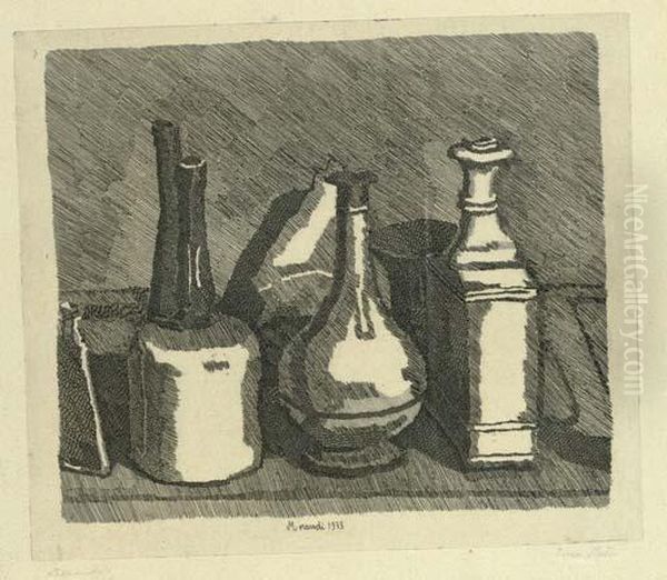 Giorgio Morandi 

Lot Title Oil Painting by Master Of The Acquavella Still Life