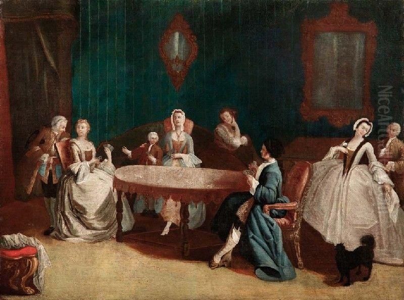 Il Gioco Delle Carte Oil Painting by Master Of The Ridotto