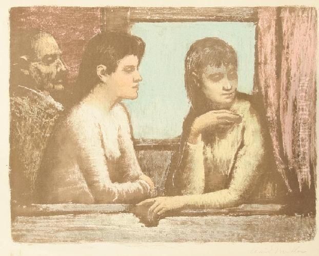 In Der Loge Oil Painting by Arvid Mather