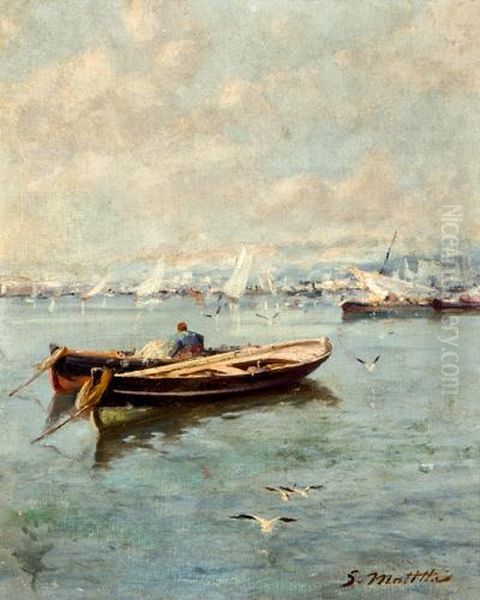 Marina Oil Painting by Segundo Matilla