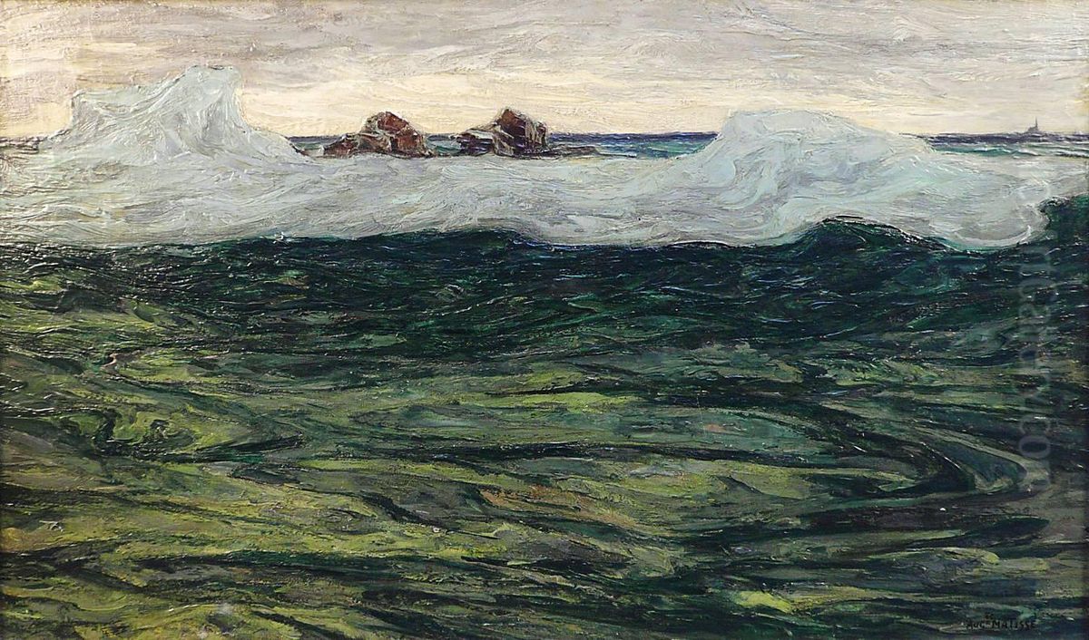 Marine Oil Painting by Auguste Matisse