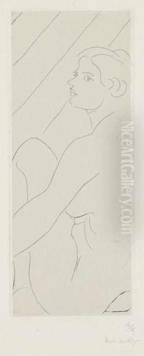 Torse Vu De Trois-quarts Oil Painting by Henri Matisse