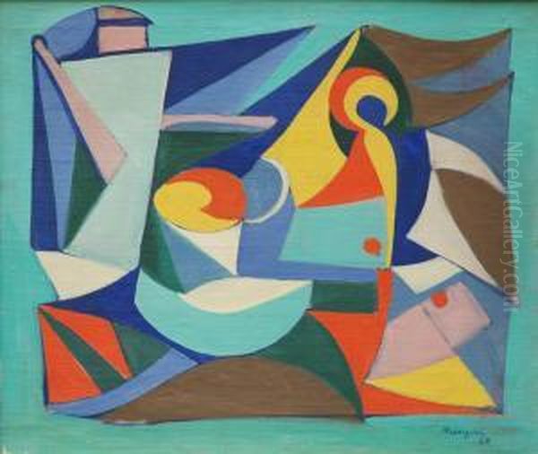Composizione Oil Painting by Concetto Maugeri