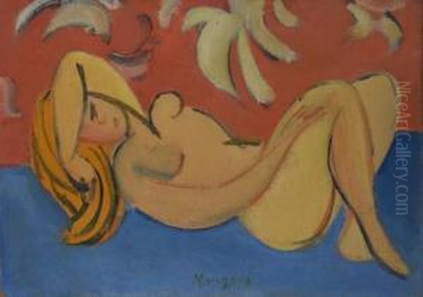 Nudo Sdraiato Oil Painting by Concetto Maugeri