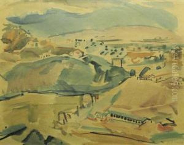 Balcic Oil Painting by Arnold Max Wexler